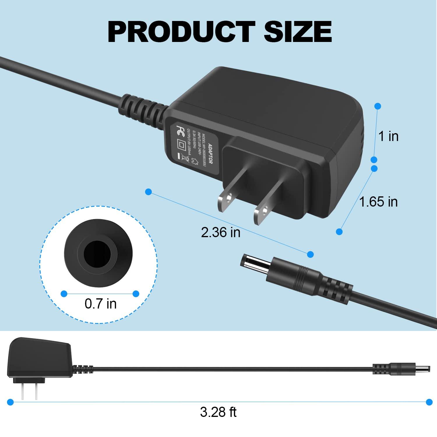 HYGAMOCC 8V 100mA Quick Charger for Philips Norelco HQ840 Multigroom Series MG3750 MG3750/50 MG3750/10 MG3750/60 MG3760 MG3760/50 Trimmer Adapter Power Supply Cord for Philips