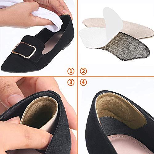 MELOWELL MELOWELL Premium Heel Pads For Shoes Too Big, Self-Adhesive Heel Inserts For Women&Men, Heel Grips To Improve Shoe Fit And Comfort, Heel Protectors To Prevent Pain Blisters Calluses (2 Pairs)