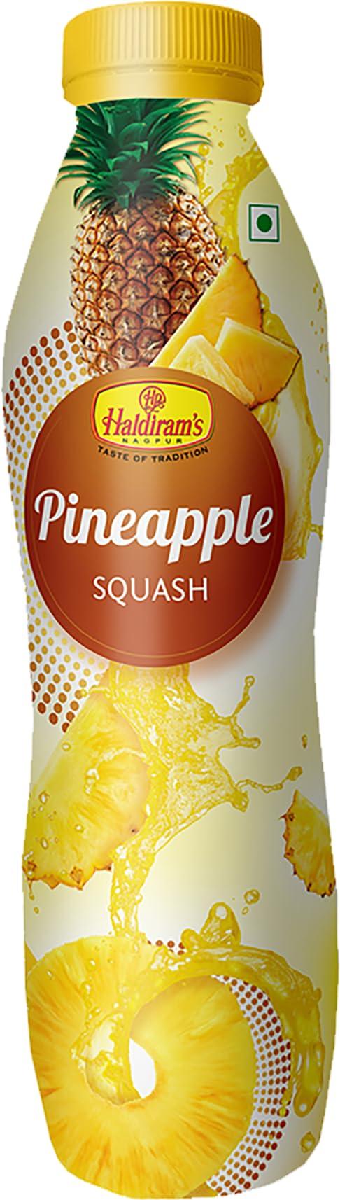 Haldiram\'s Haldiram\'s Nagpur Khatta Meetha 1KG With Orange Squash (750 ml) And Pineapple Squash (750 ml)