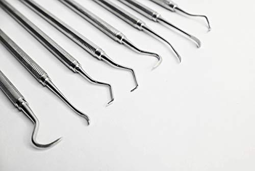 PYRAX PYRAX® API Perio Hand Scaler Set of 8, API Dental Hand Scaler Set
