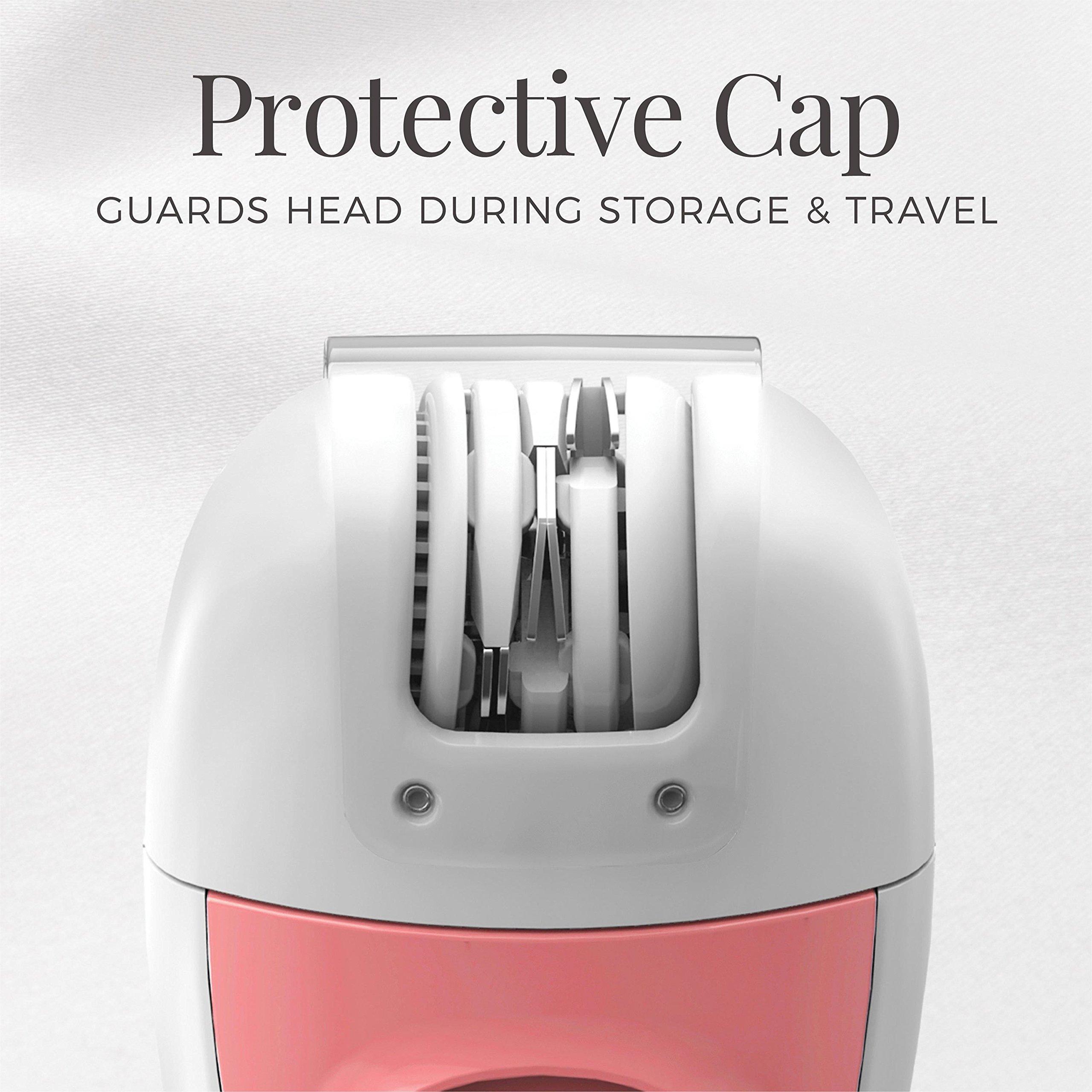 Remington Remington Smooth and Silky Battery Operated Facial Tweezer System, Purple EP1050CDN