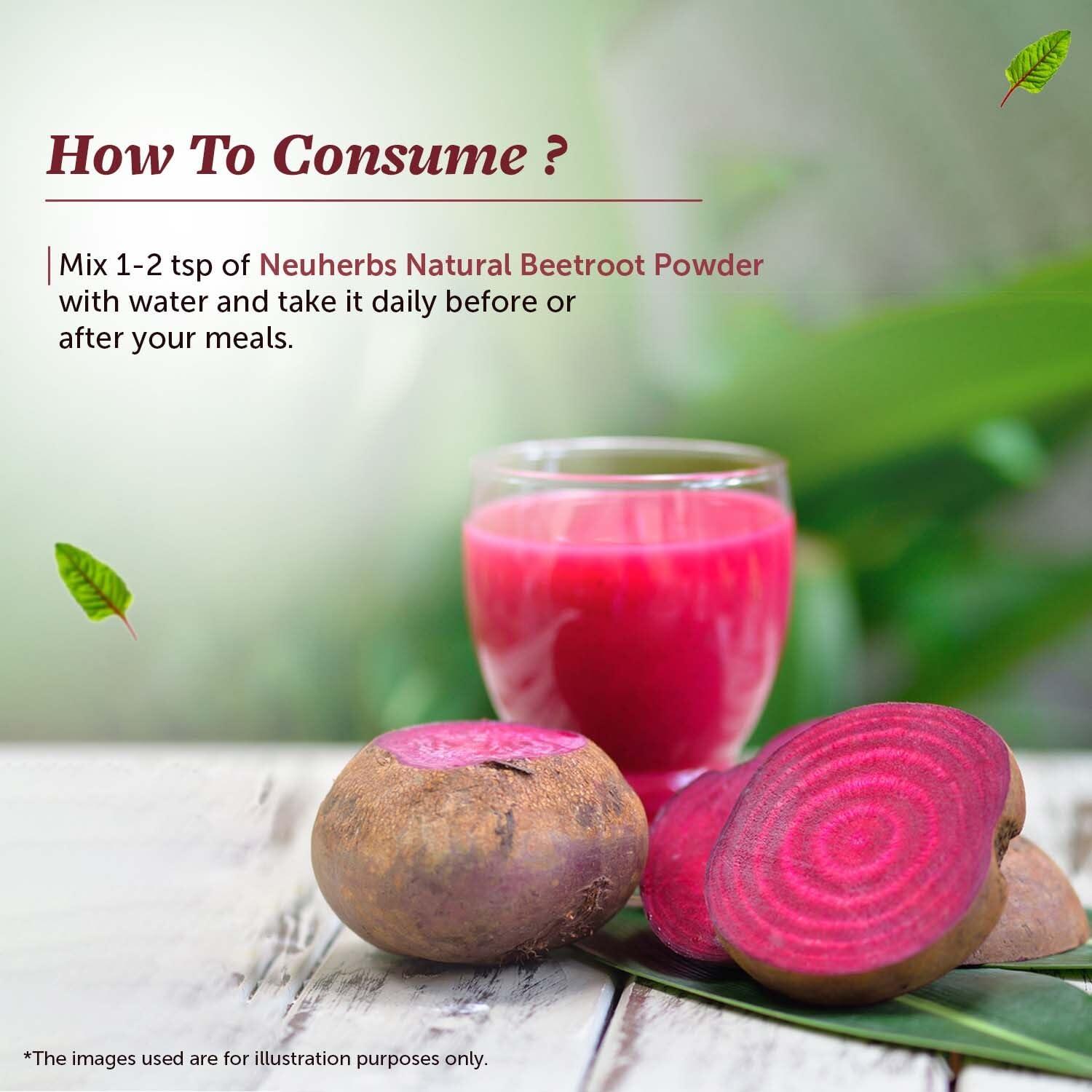 Neuherbs Neuherbs Natural Beetroot Powder For Face, Skin & Hair (100g Pack of 2) | 100% Pure & High Natural Antioxidants | Boost Energy | Face Pack for Glowing & Shining Skin | Additive Free