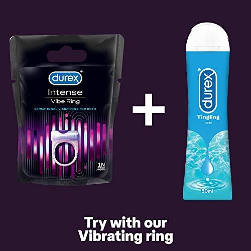 Durex Durex Condoms, Extra Thin - 10 Count & Durex Play Vibrations Massager Ring