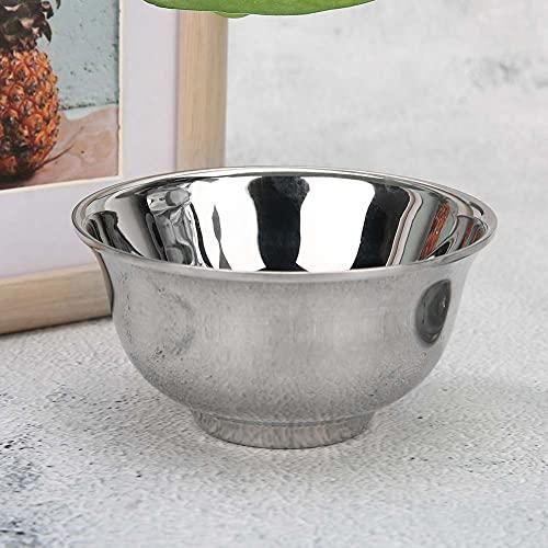 Seathkoa Shaving Brush Mug, Men Mug Stainless Steel Longer Service Life with Thick Material for Men(Shaving Bowl)