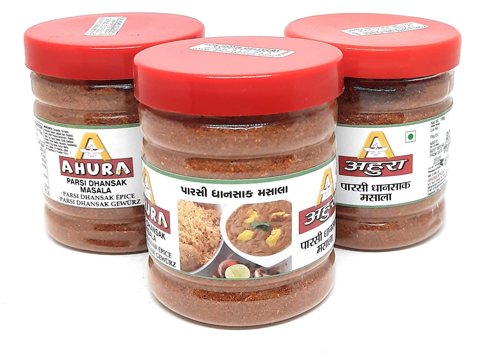 Ahura spice Ahura Spices | Parsi Dhansak Masala | 100GM | Pack of 3