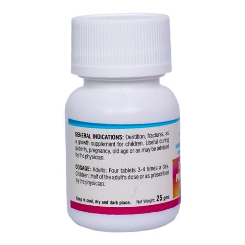 DR PATELS HOMEOPATHIC MEDICINES Dr Patel\'s Homeopathic Calcarea Phosphorica 6X Biochemic Tablets - Restorative Formula for Cell Regeneration, Fracture Healing, and Digestive Support- 25gms