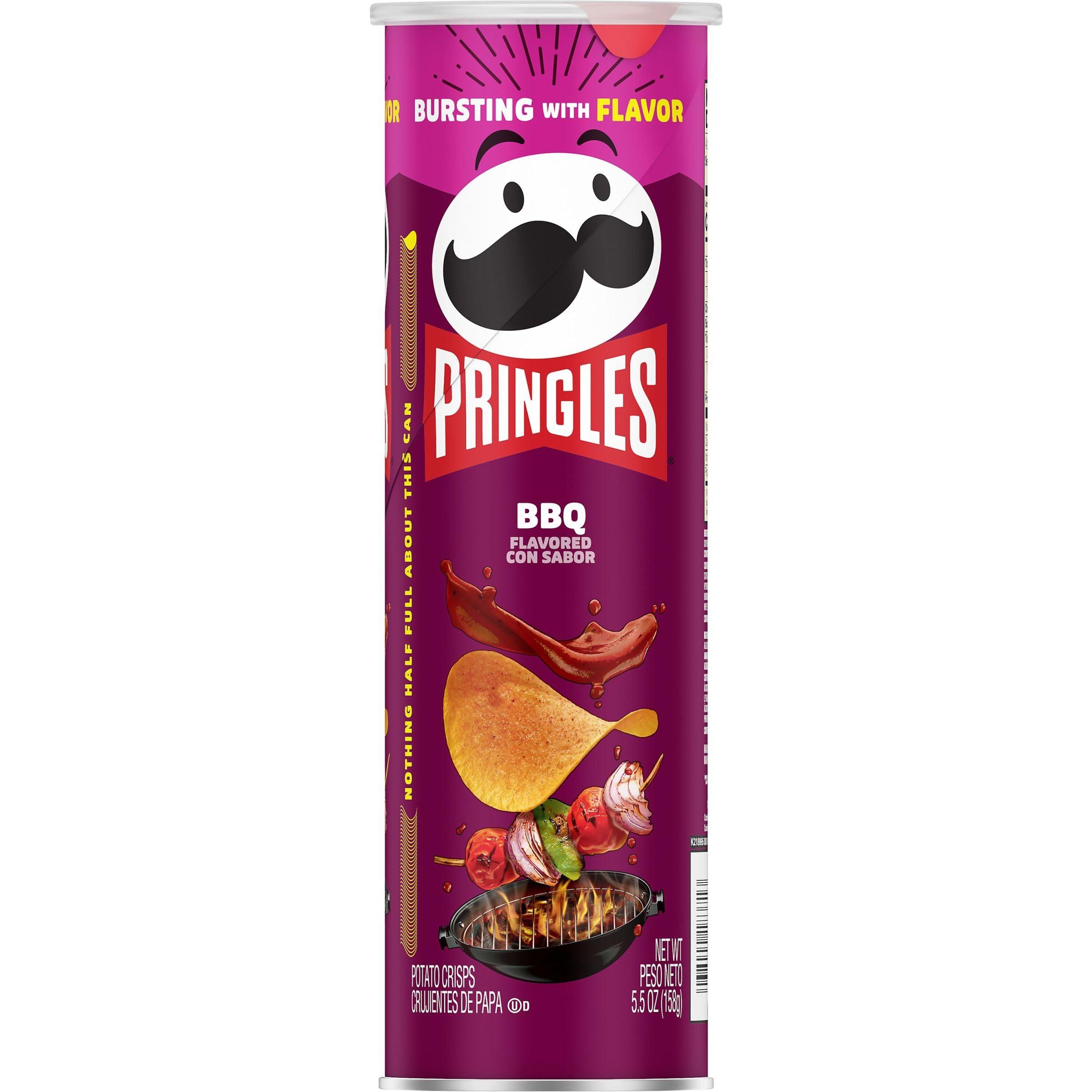 Pringles Pringles BBQ Potato Crisps, 158 g, Purple