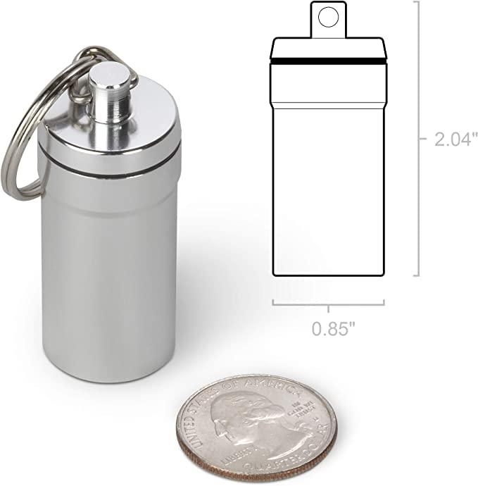 EZY DOSE Rite Aid Pill Container, Keychain Fob 1 container