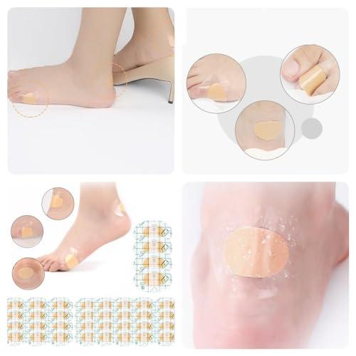 ZUGAD ZUGAD Heel Protectors,Shoe Bite Protector,Waterproof Self-Adhesive Foot Care Protection Pads,Heel Stickers Pad Self-Adhesive Heel,Anti-friction Foot Patch for Women Men. (50)