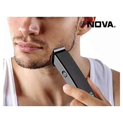 Generic Nova Professional Trimmer Rechargeable Cordless Beard Trimmer with Free Rechargeable cell for Men, Multicolor