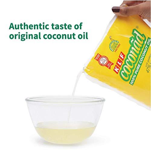 KLF Coconad KLF Coconad Coconut Oil 1 Liter Pouch ( Pack of 5 )
