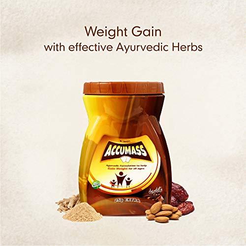 Accumass Accumass Weight Gainer Powder (Chocolate Flavour, 525 g) - Pack of 2