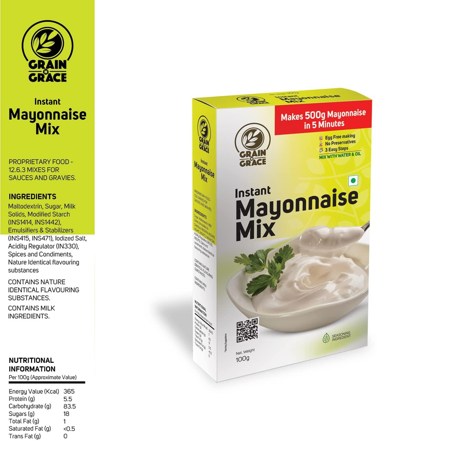 Grain 'N' Grace Grain n Grace Instant Mayonnaise Mix (100g)