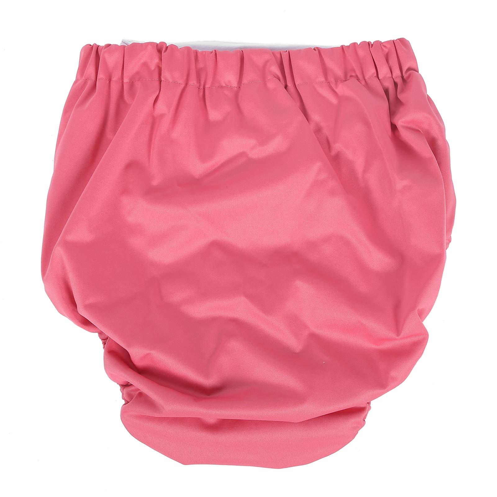 Shanrya Diaper, Eco-Friendly Adult Nappy for Elderly for Incontinence for Disabled for Nursing(705 Rose red)