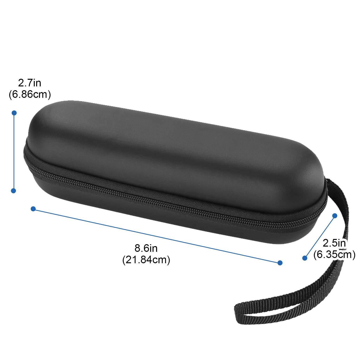 ProCase ProCase Electric Toothbrush Hard Travel Case for Oral-b Pro 1000 1500 7000 8000/ Philips Sonicare 5100 6100, Battery Toothbrush Carrying Case Holder Container, Mesh Pocket for AccessoriesBlack