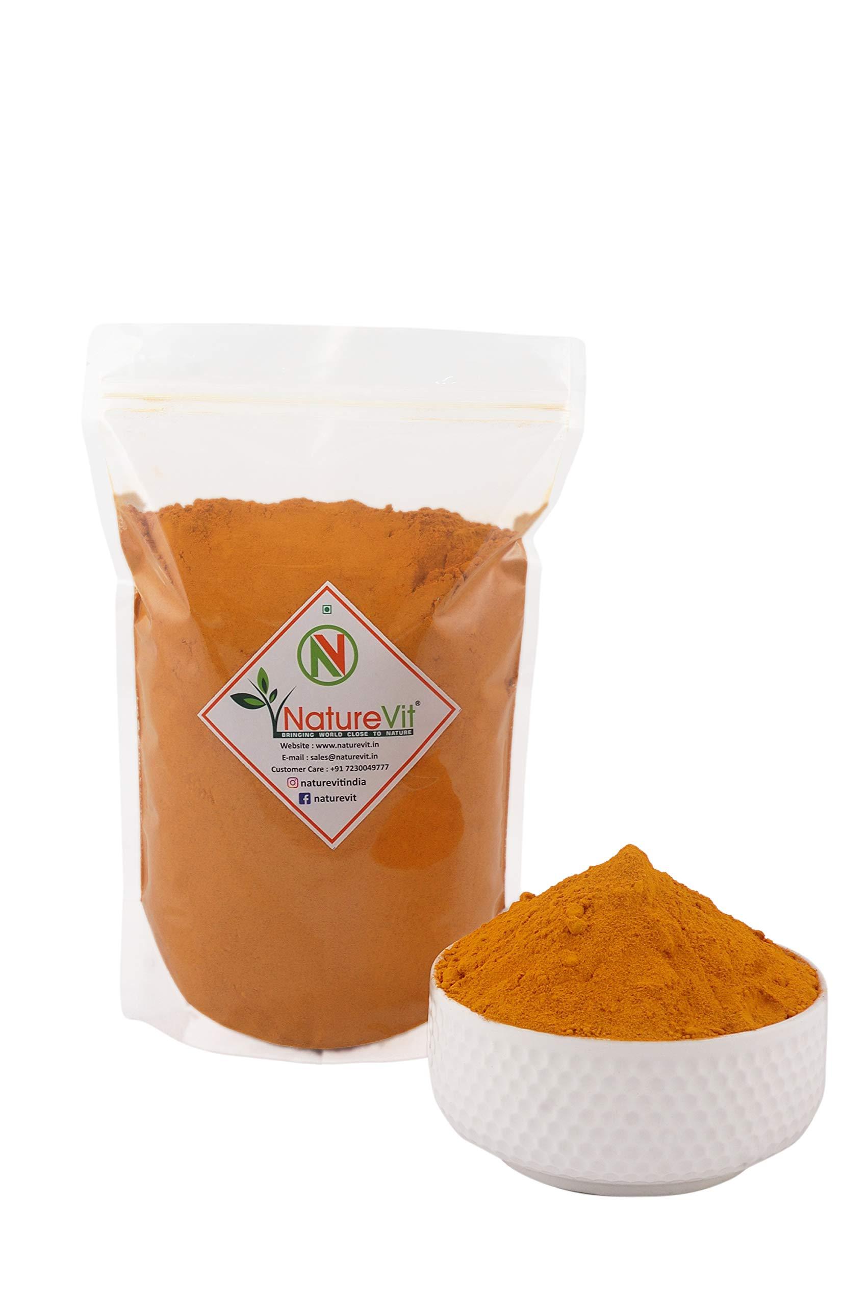 Nature Vit NatureVit Lakadong Turmeric Powder, 2 kg High Curcumin Lakadong Turmeric Powder - Directly sourced from The Organic Farmers of Lakadong Village - East and West Jantia Hills of Meghalaya