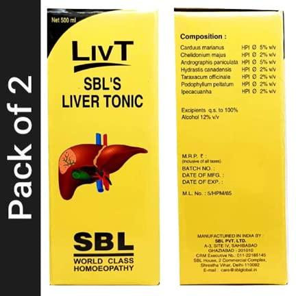 SBL SBL Liv T Liver Tonic 500ml - Set of 2 Bottle