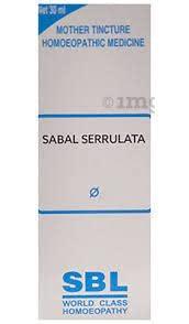 SBL world class homoeopathy SBL SABAL SERRULATA Q | 30ML | PACK OF 1|