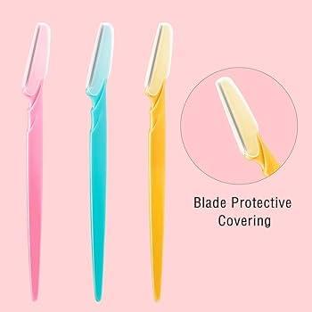 BAAL Baal Reusable Face Shaving Razor For Women with Manicure Padicure kit |Painless Facial Hair Removal Razor For Eyebrows, Upper Lips,Underarms, Chin, Forehead and Bikini Area (Multicolor (M 1))