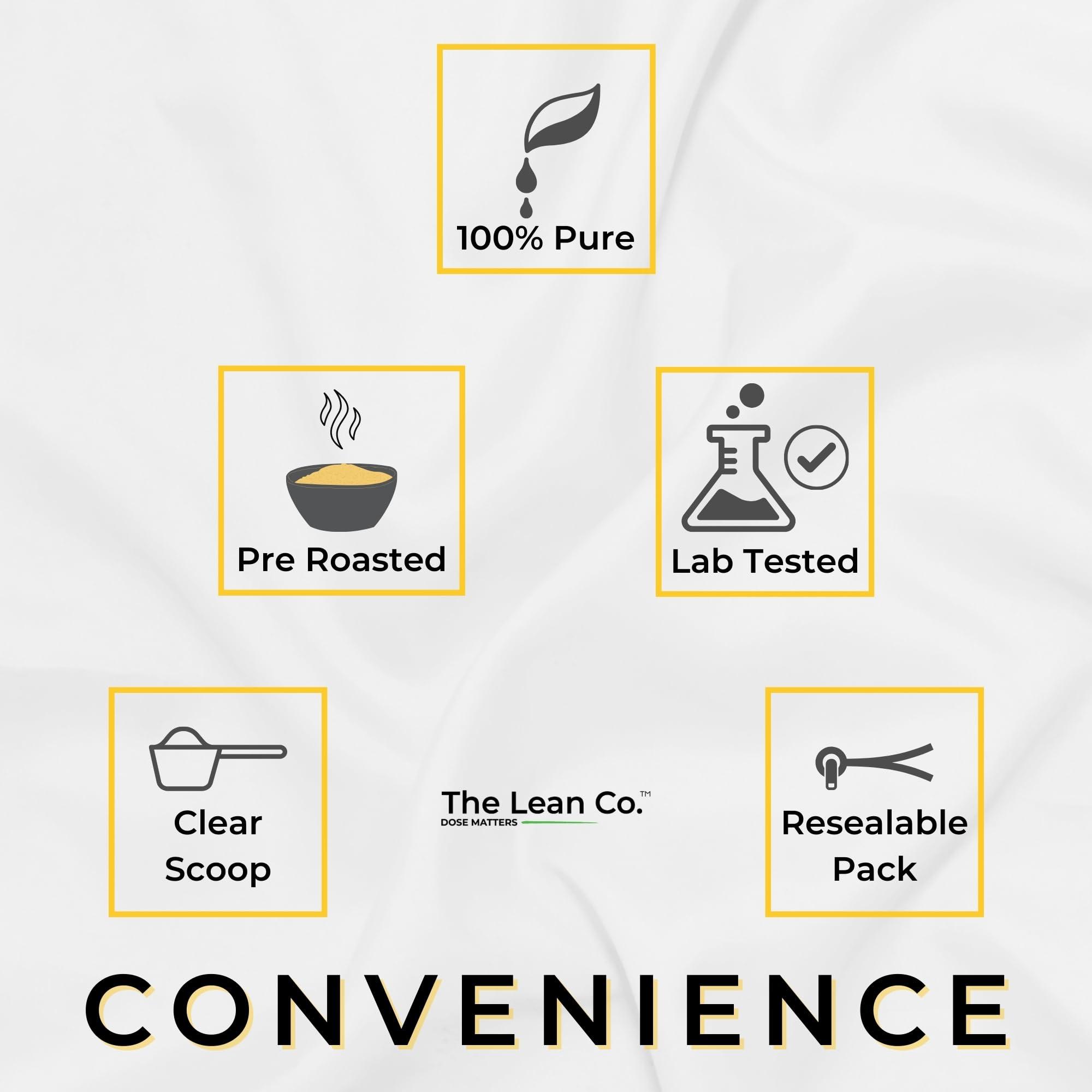 The Lean Co. The Lean Co. Defatted Soya Flour (2.65 kg) | 52% Protein, 1.5% Fat | Lab Tested | No Preservatives | Gluten Free | Rich in Micro Nutrients