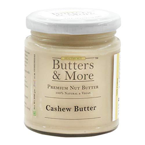Butters & More Butters & More Vegan All Natural Cashew Butter (Pack of 3x200G) Keto & Diabetic Friendly Creamy Unsweetened Nut Butter. Super Saver Pack.
