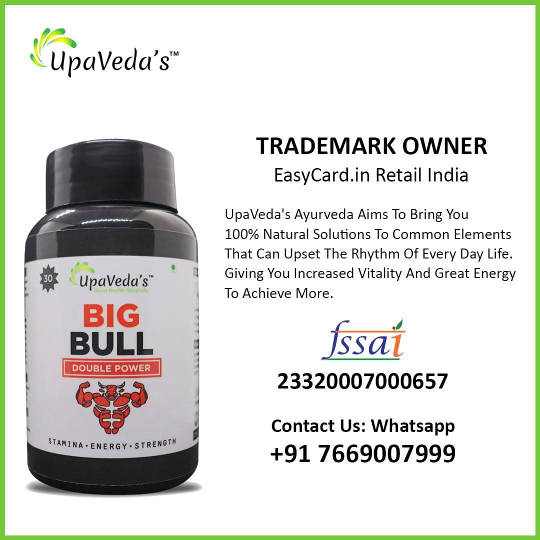 UpaVedas UpaVedas Ayurveda Big Bull Stamina Booster For Men Capsule