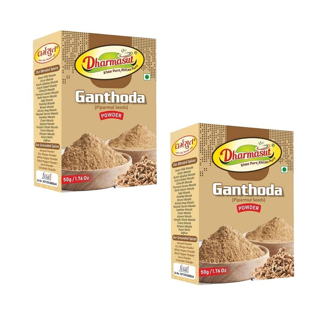 Dharmasut Ganthoda | Piparmul Powder 100g (50g* Pack of 2)