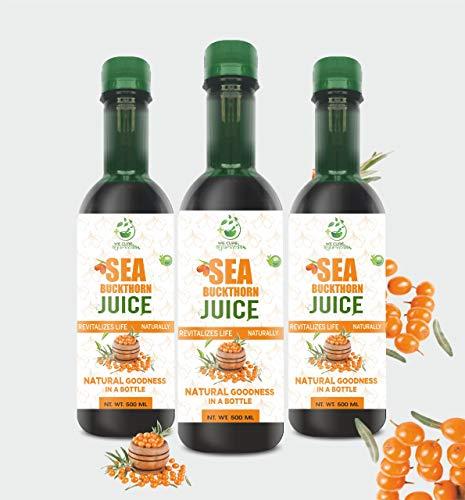 WE CURE AYURVEDA WE CURE AYURVEDA Sea Buckthorn Juice(Rich source of Omega 3, 6, 9 and 7 and Super Anti-oxidant) - 500 ML