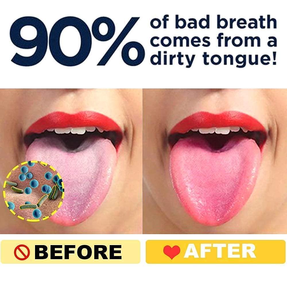 QIMACPLUS QIMACPLUS Heavy Copper Tongue Cleaner For Man And Woman Pack Of 1