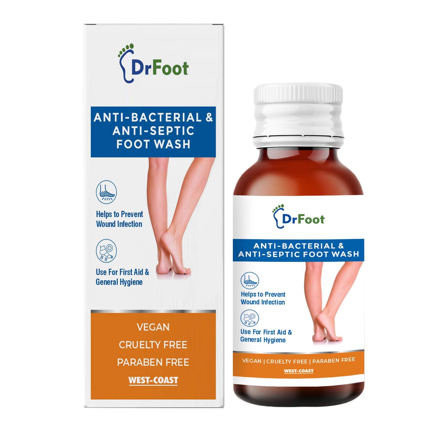 Dr Foot Dr Foot Antiseptic Antibacterial Foot Wash - 100ml