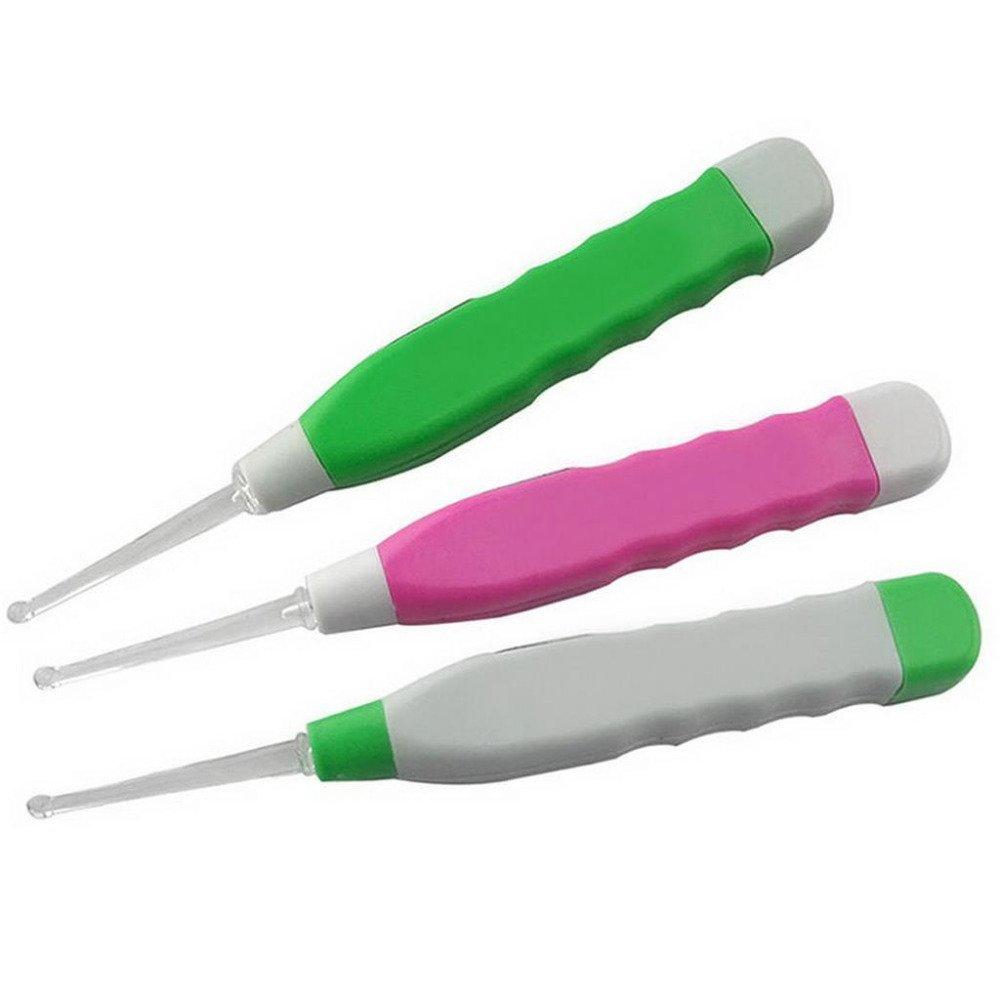 Generic Generic 13cm Newest Plastic Flashlight Earpick Ear Wax Remover Ear Care Cleaner Tool