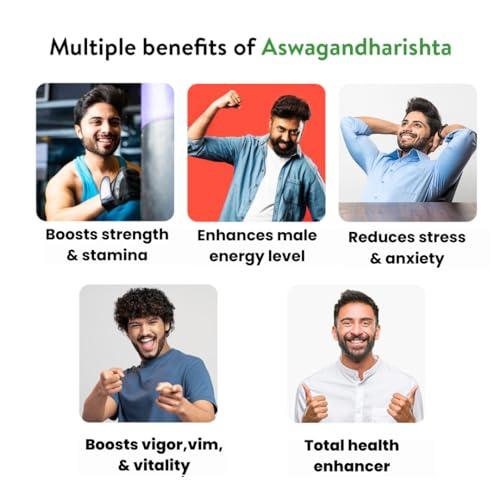 KERALA ayurveda Kerala Ayurveda Aswagandharishta Stamina Booster for Men & Women - 450 ml | Organic Herbal Energy & Performance Supplement | Reduces Stress and Anxiety | Improves Over-All Health with Ashwagandha
