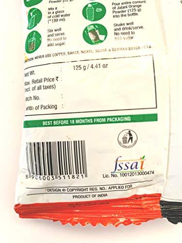 Jalani Jalani Orange (125g Pouch Each) 375g, Pack of 3