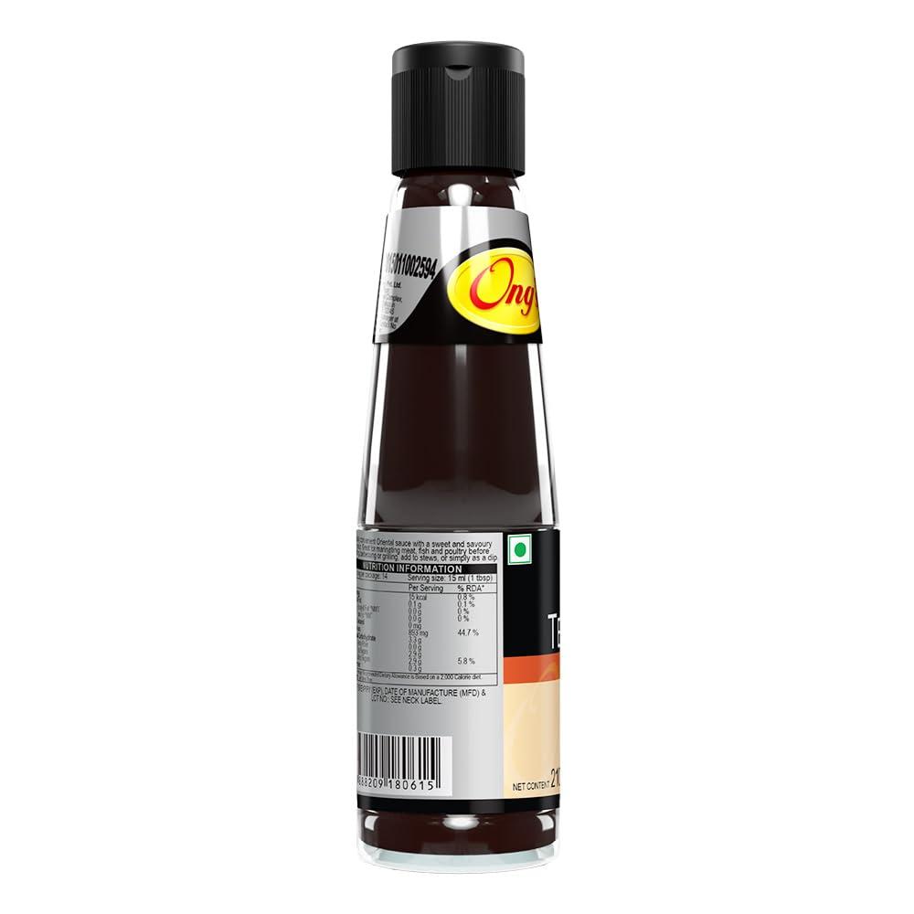ONG\'S ONG\'S Dark Soya Sauce| Light Soy Sauce | Teriyaki Sauce (210 ml each) | combo pack of 3 | product of Singapore |