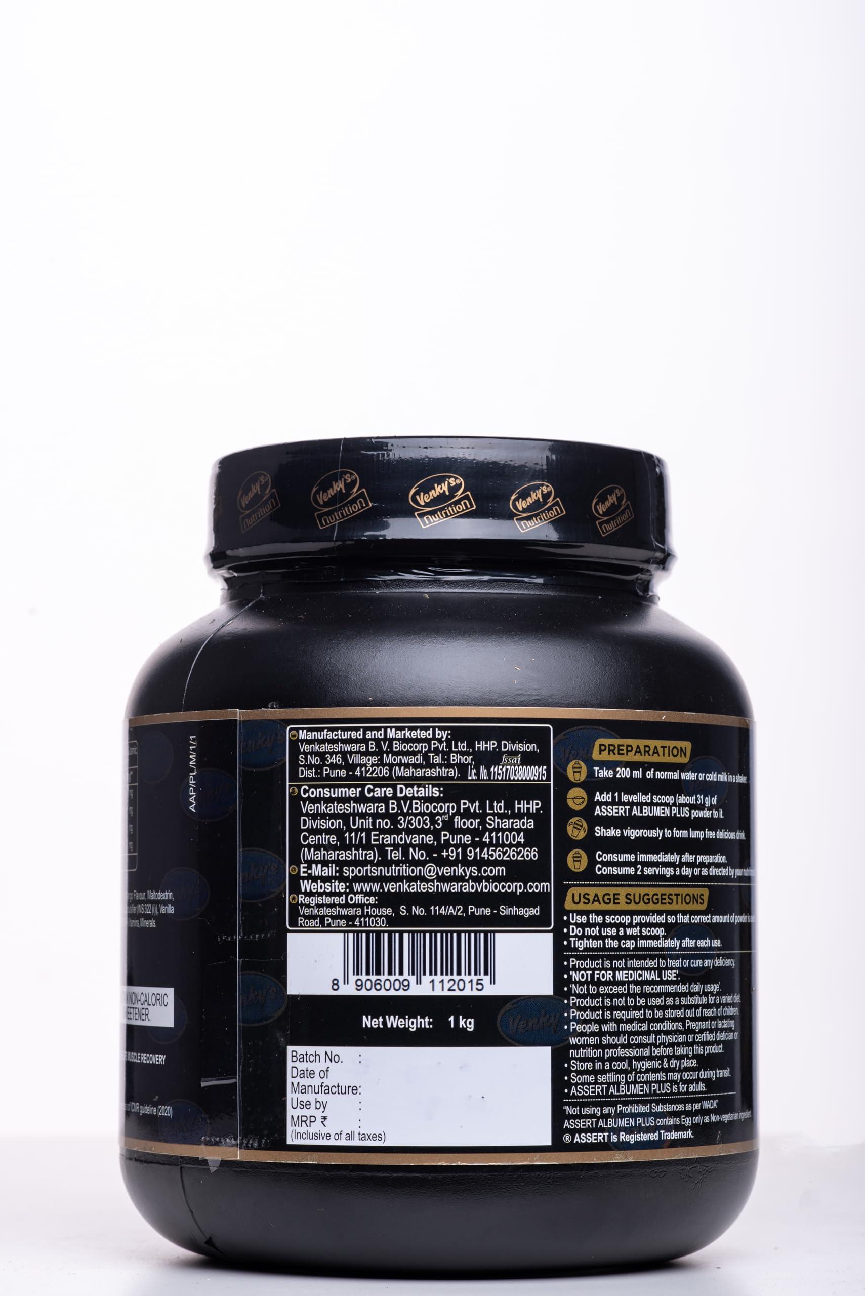 Venkys Nutrition Venkys Nutrition Albumen Plus 1Kg Mango Flavor