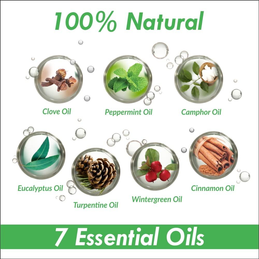 Relispray RELISPRAY Instant Pain Relief | Purely Ayurvedic Spray | Unique Pain relieving Technology for - Elbow pain, Backache, Knee pain, Muscle pain, Tired feet, Ankle sprain | Keeps pain away longer | Over 475 Spray | 95g pack of 3