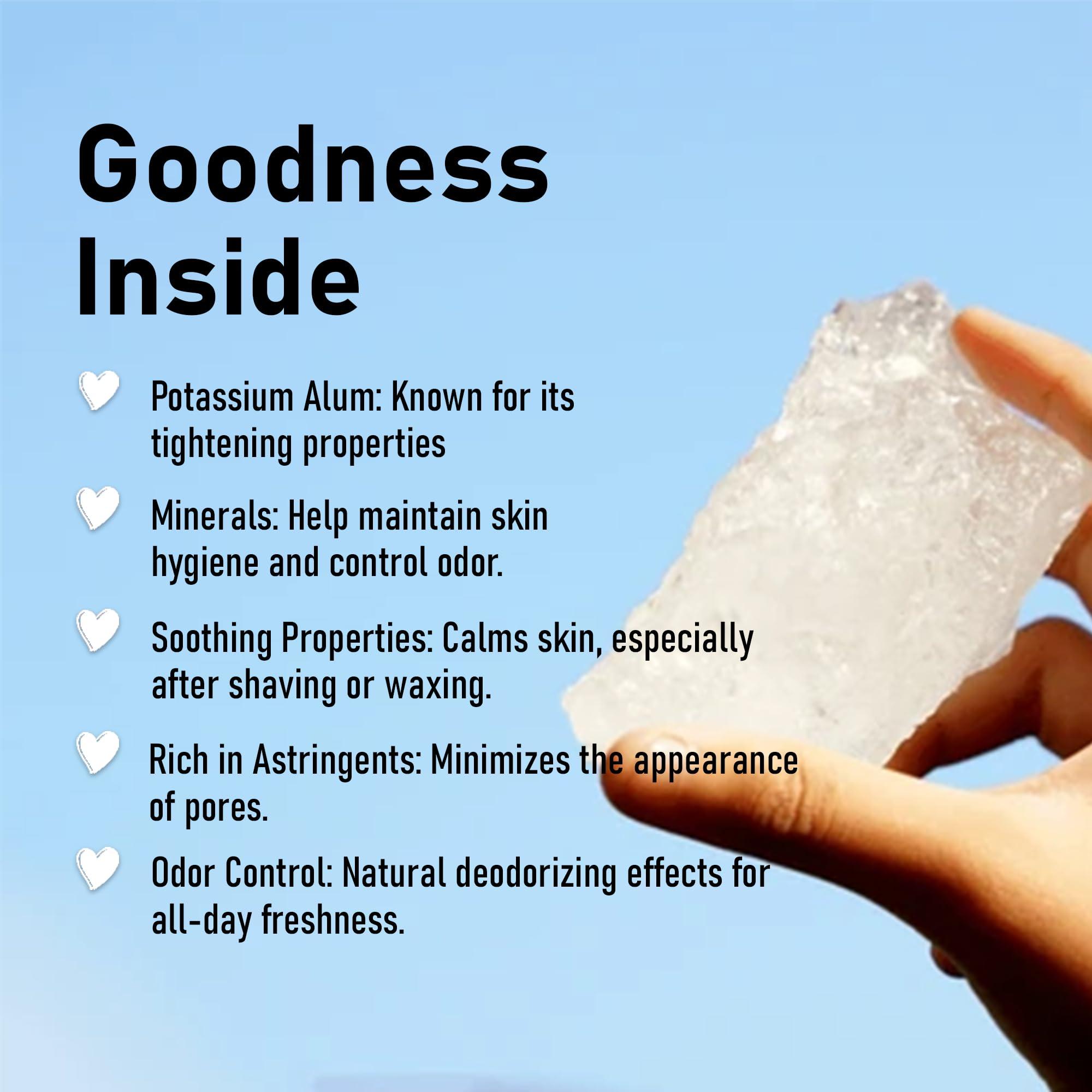 minature Alum Stone(phitkari) by mi nature | for Skin Care | Water Purify| Pure Alum Stone (Potassium Alum) (Fitkari)|Cruelty Free | Post Shave Use| For Natural Deodorant (250g)