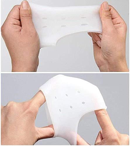 FAYBY Fayby Silicone Gel Heel Pad Socks, Heel Swelling Pain Relief,Dry Hard Cracked Heels Repair Cushion, Ankle Support Pad for Men & Women (1 pair)(Free Size)