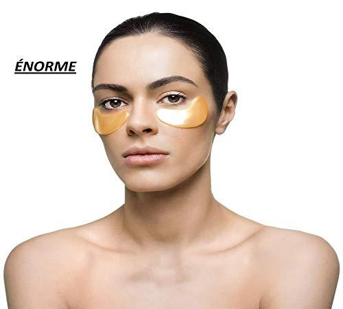 ÉNORME New Crystal 24K Gold Powder Gel Collagen Eye Mask Gold Eye Mask10 Pairs/Package
