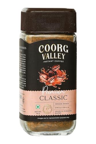Coorg Valley Coorg Valley Premium Classic Coffee | Arabica Robusta Blend | Freeze Dried Coffee - 50 g (Pack of 1)