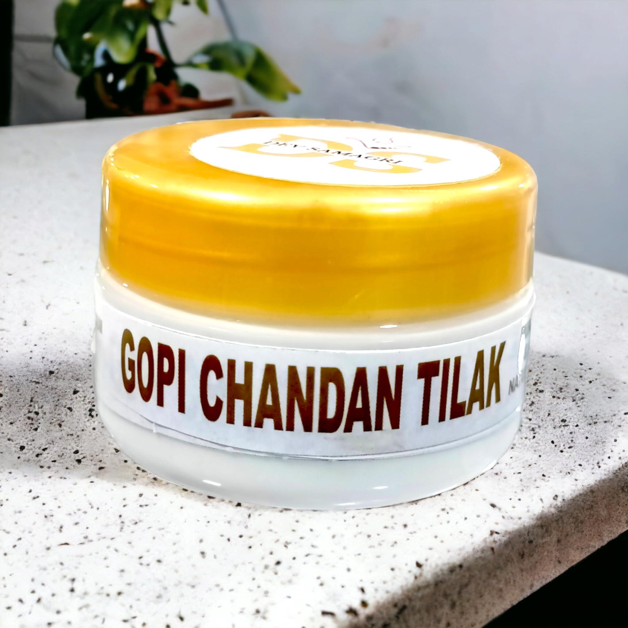 DEV SAMAGRI DEV SAMAGRI Liquid 100% Natural Gopi Chandan Tilak/Gopi Chandan Tikka (50g) White in Colour