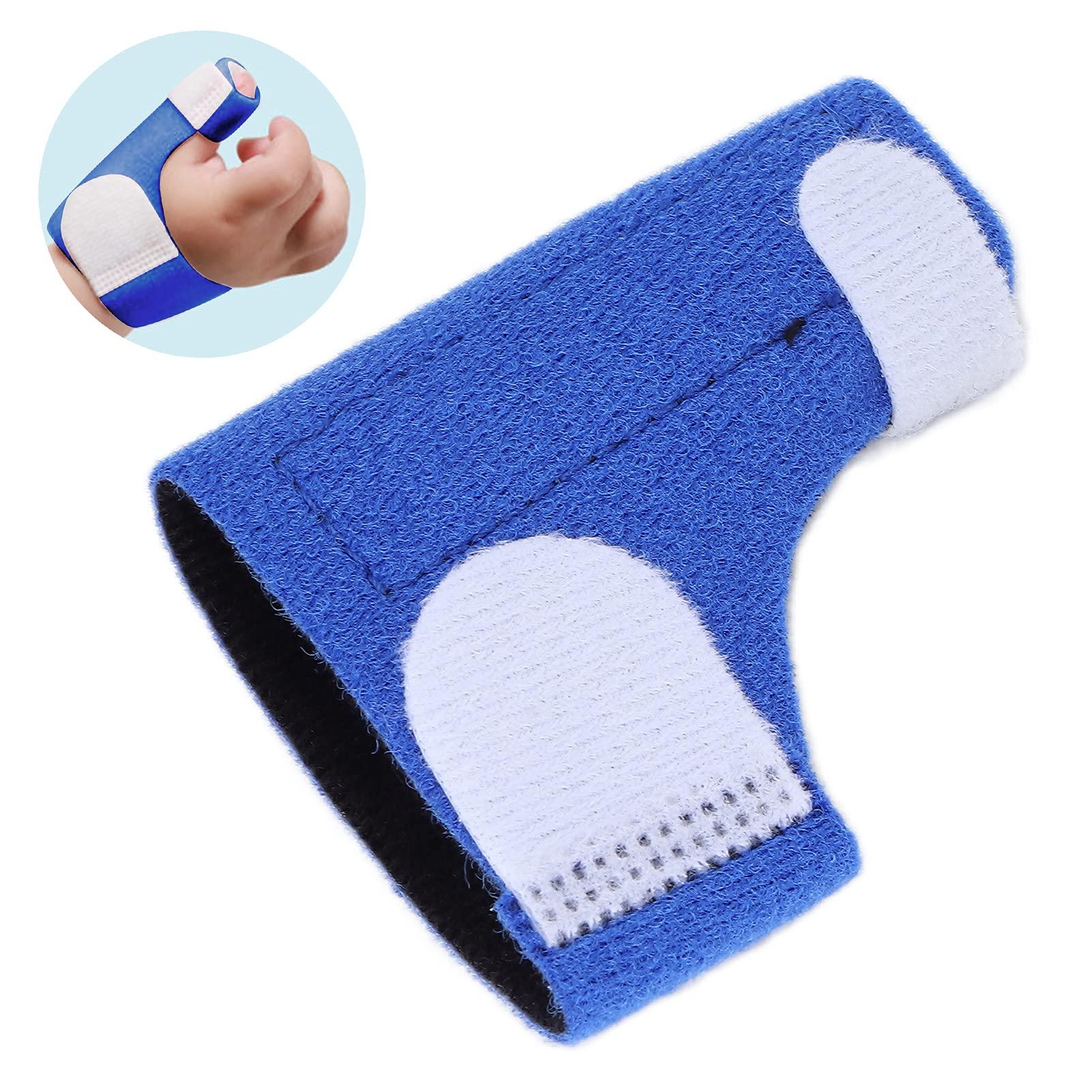 ZJchao Pediatric Thumb Spica Splint, Thumb Spica Splint for Kids Baby Finger Guard Soft Thumb Fixation Stabilizer Infant Thumb Support Brace Finger Knuckle Immobilization fingertip Splint of Children(XS)