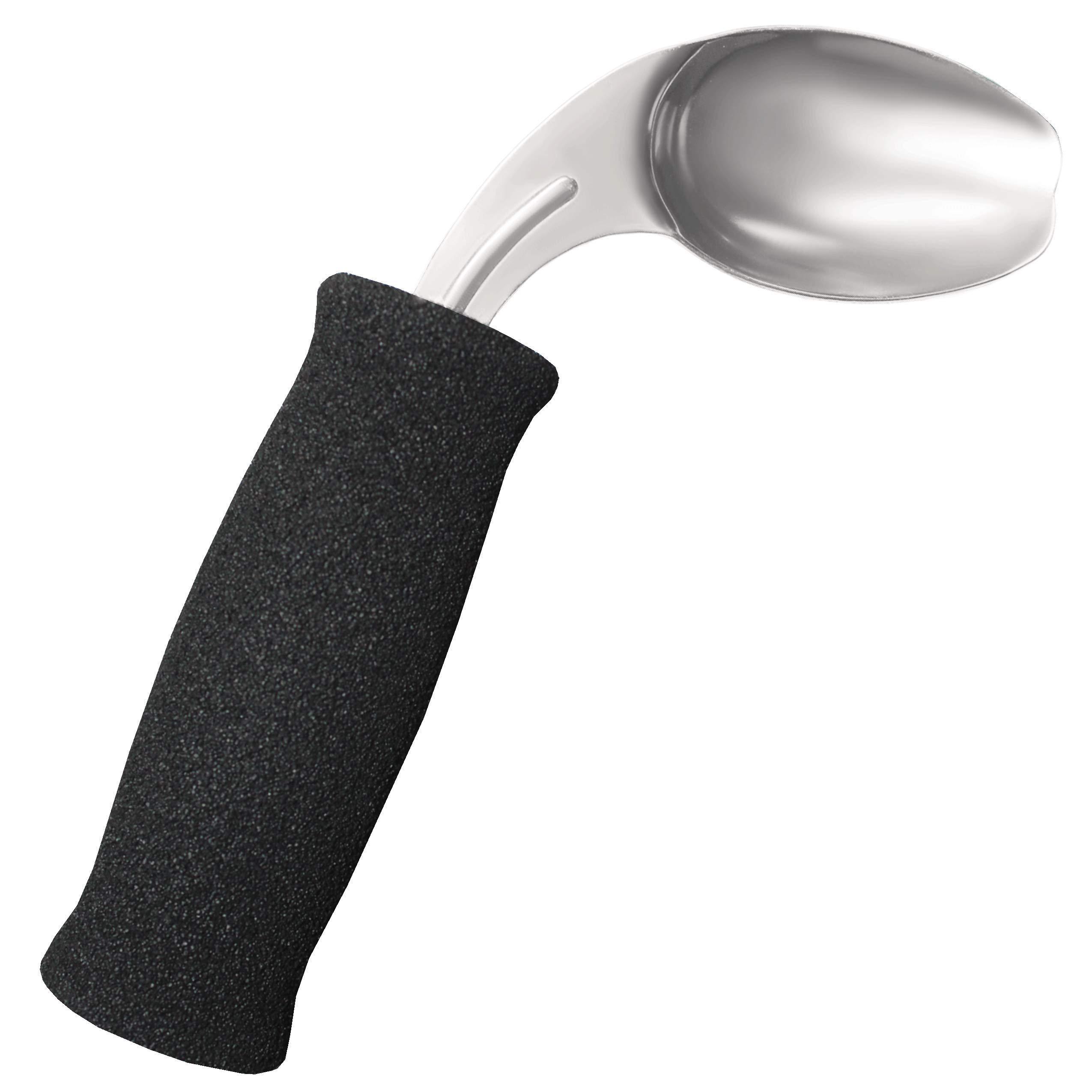 Rehabilitation Advantage Soft Foam Built-Up Handle Offset Spoon