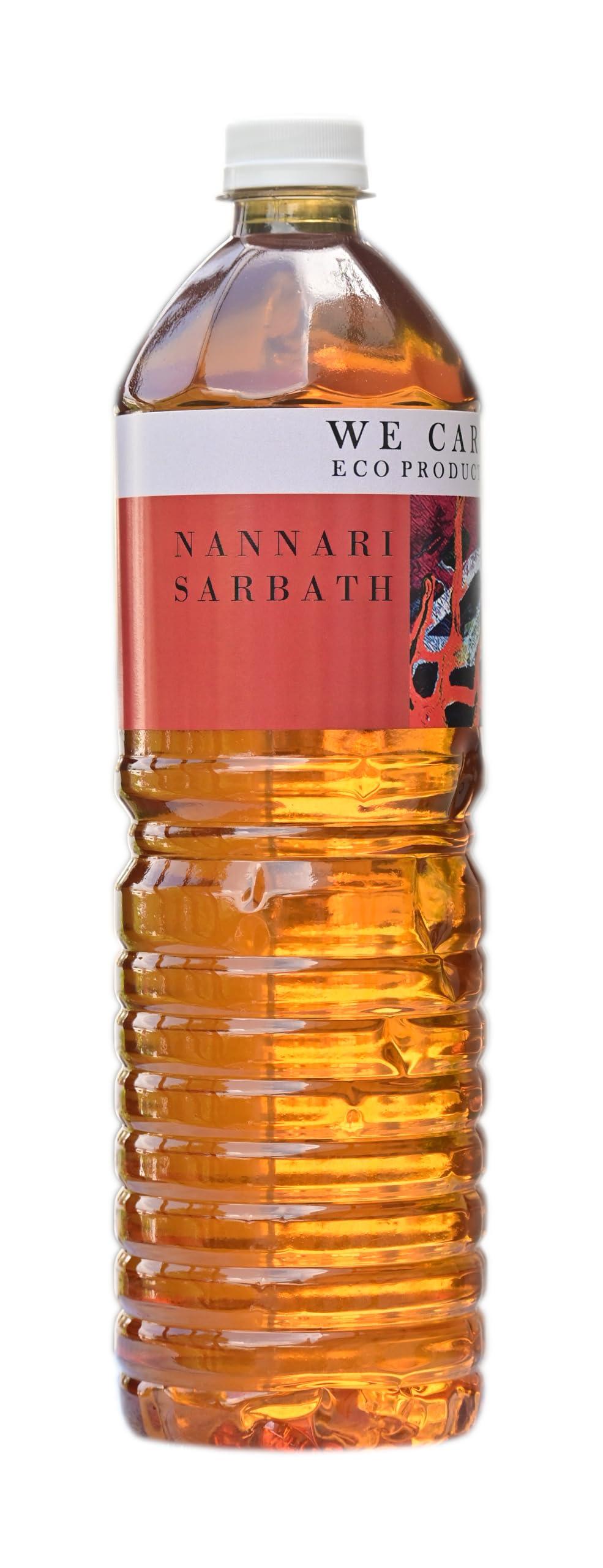 We Care Eco Products We Care Eco Products Nannari Sharbat | Kerala Sarbath | Naruneendi Sarbath | Natural Refreshing Drink Nanari Sarbath Syrup From Kerala (1000 ml)