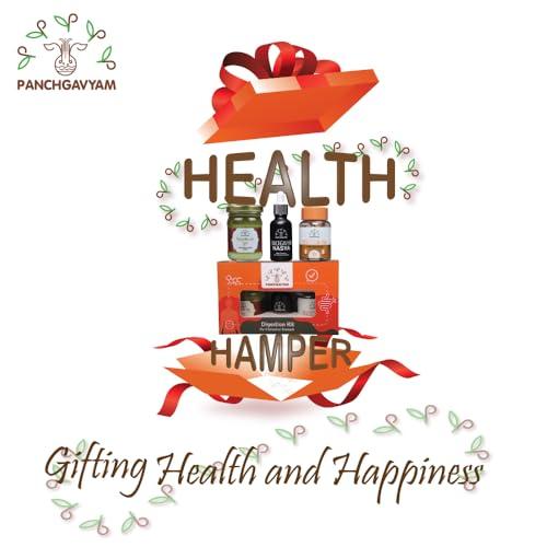 PANCHGAVYAM Panchgavya Digestion kit|Health Hamper |Helps to Improves Digestion|Helps in Gastric and Acidity | Products made with Natural herbs|Box of health & happiness|Diwali GIFT