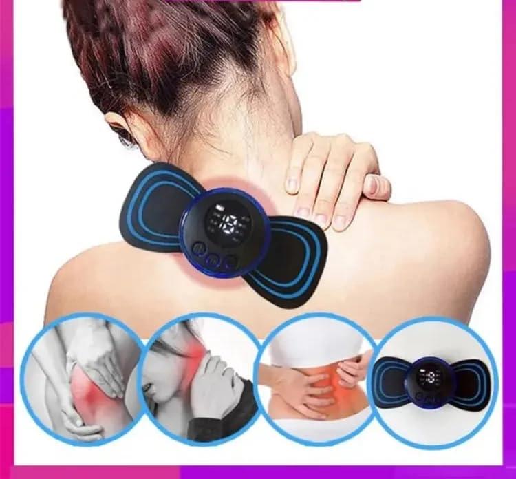 ASM SOLUTION Unicorn Body Massager,Wireless Portable Neck Massager with 8 Modes and 19 Strength Levels Rechargeable Pain Relief EMS Massage Machine for Shoulder,Arms,Legs,Back Pain for Men and Women