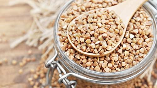 Veganic Veganic Buckwheat Seeds/Kuttu Giri/Buckwheat Groats/Buckwheat Kernel/Hulled Buckwheat - 400 GM
