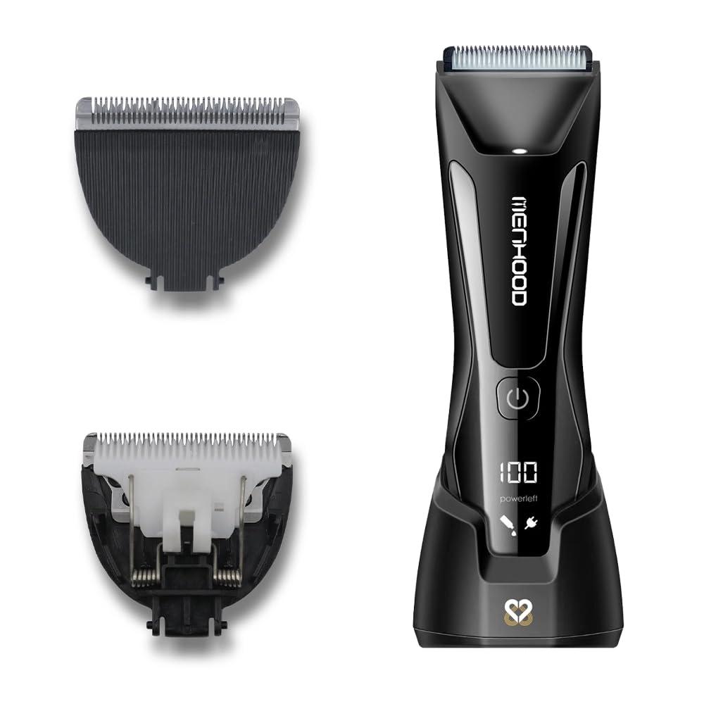 MENHOOD Menhood Replacement Blade for Menhood Grooming Trimmer 2.0 Only | Safe Blades | Ceramic Blades | Skin Protection Technology | Groin Trimmer Blade (Pack of 2)