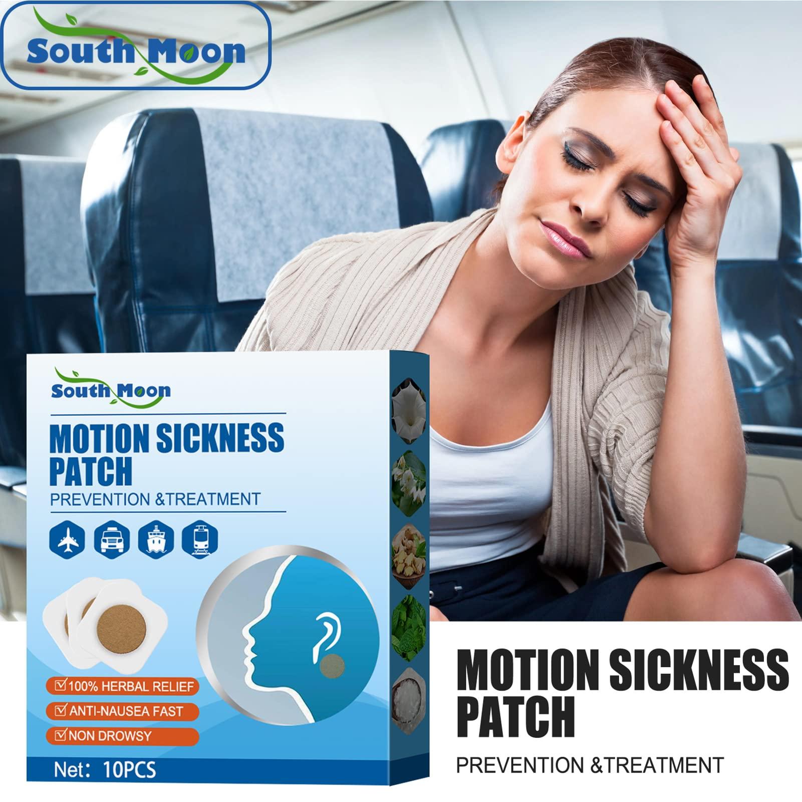 CH2-27APR23-B51WLC6S Generic South Moon 10Pcs/Box Motion Sickness Patches Herbal Relief Non Drowsy Travel Carry Relieves Dizziness Vomiting |