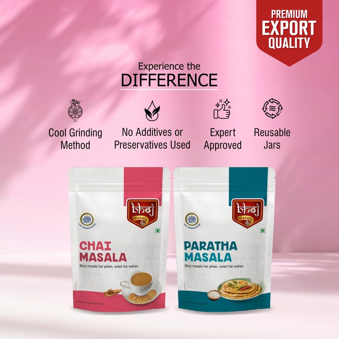 Bhoj Masale Bhoj Masale Chai And Paratha Masala Powder Combo Pack (chai paratha-200 gram)